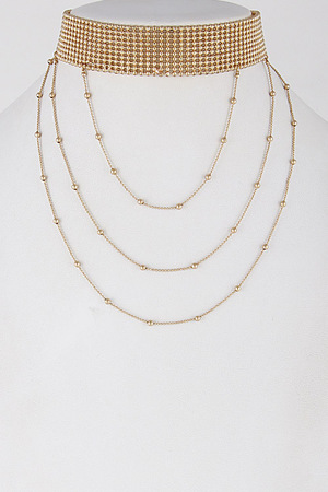 Party All Day Choker Necklace 7EAB9